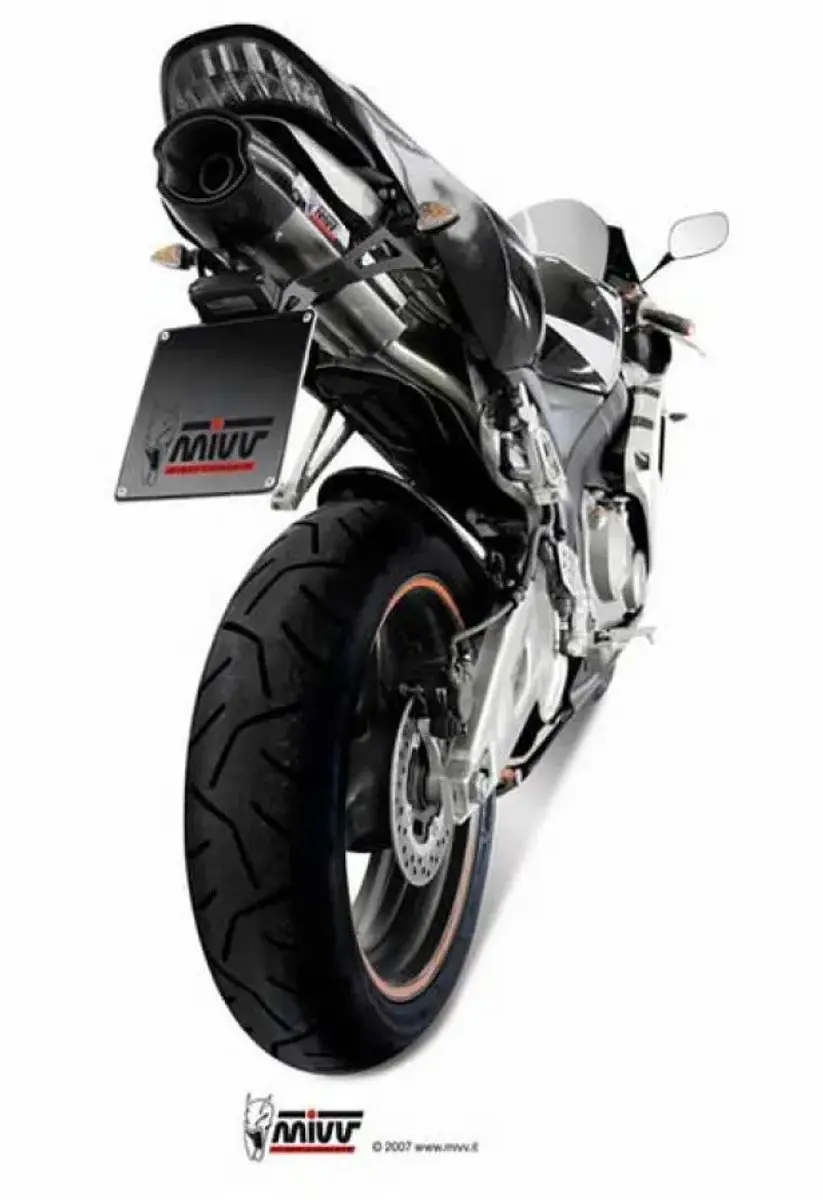 Mivv Suono CBR 600 RR 2005-06 UH.027.L7 Slip-On Uitlaatdemper - Zilver