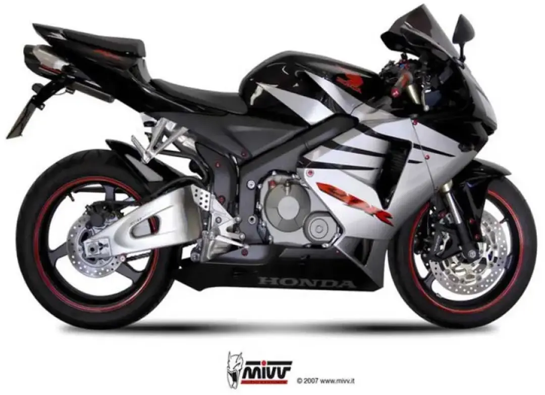 Mivv Suono CBR 600 RR 2005-06 UH.027.L7 Slip-On Uitlaatdemper - Zilver