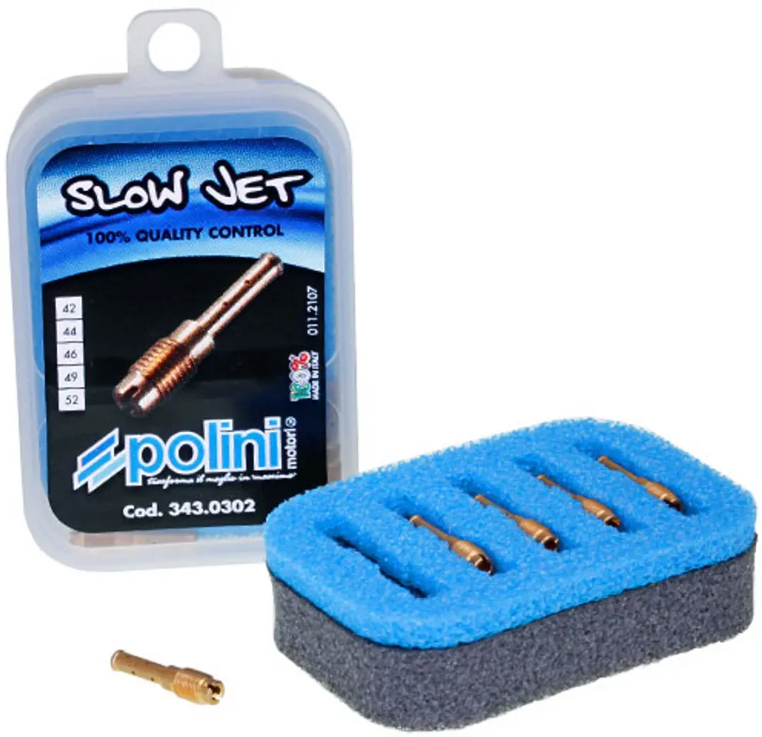 polini carburateursproeier voor motor 343.0301 stationair 32-34-36-38-40 nieuw
