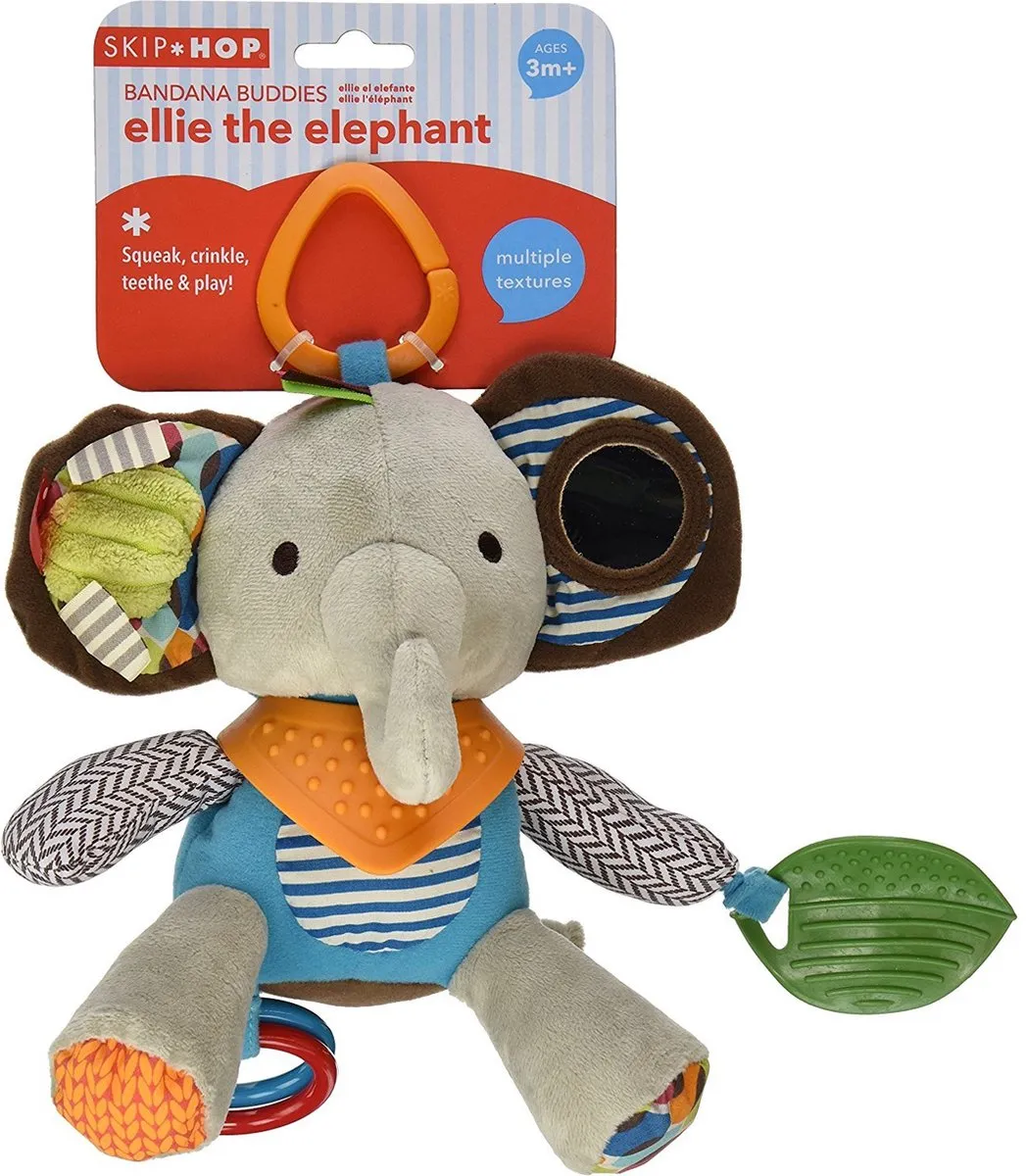 Skip Hop BB-Elephant ST Knuffeldier - Multicolor