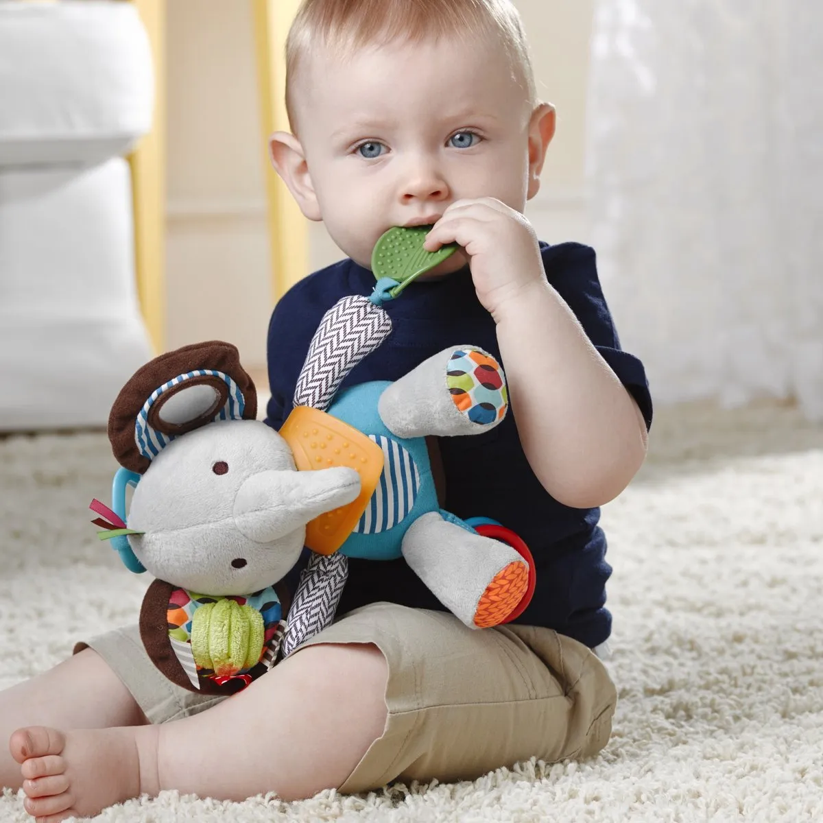 Skip Hop BB-Elephant ST Knuffeldier - Multicolor