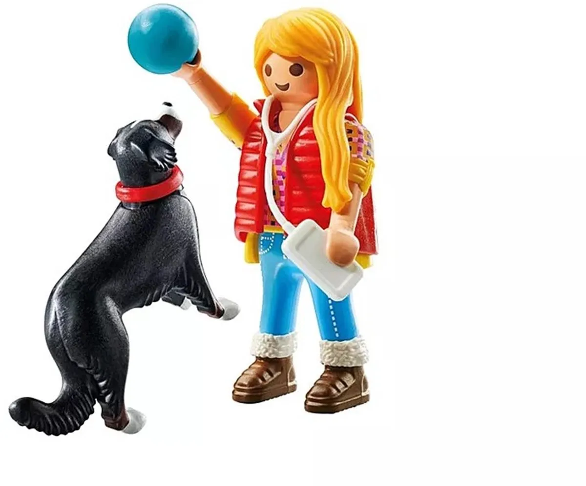 Playmobil My Life Vrouw met Berghond 71738 - MP3-speler - Multicolor