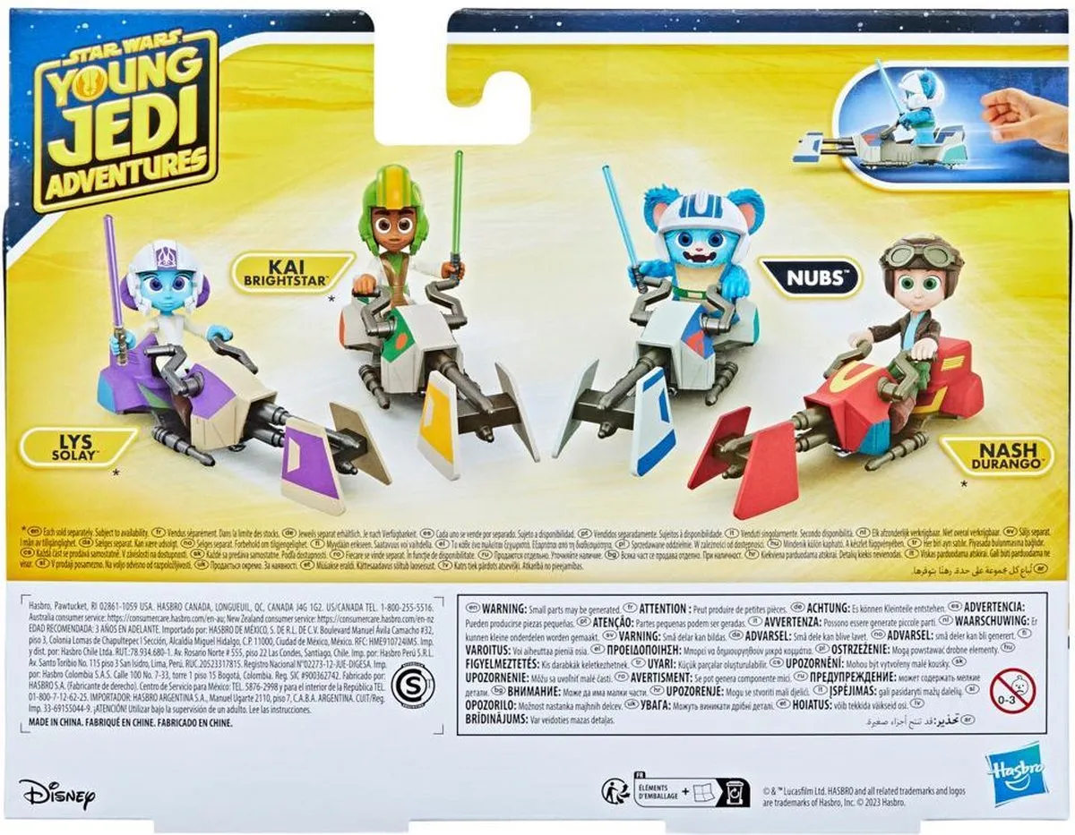 Hasbro Star Wars Nubs Young Jedi Adventures Voertuig F80135X0 - Meerkleurig - afbeelding 6 van 6