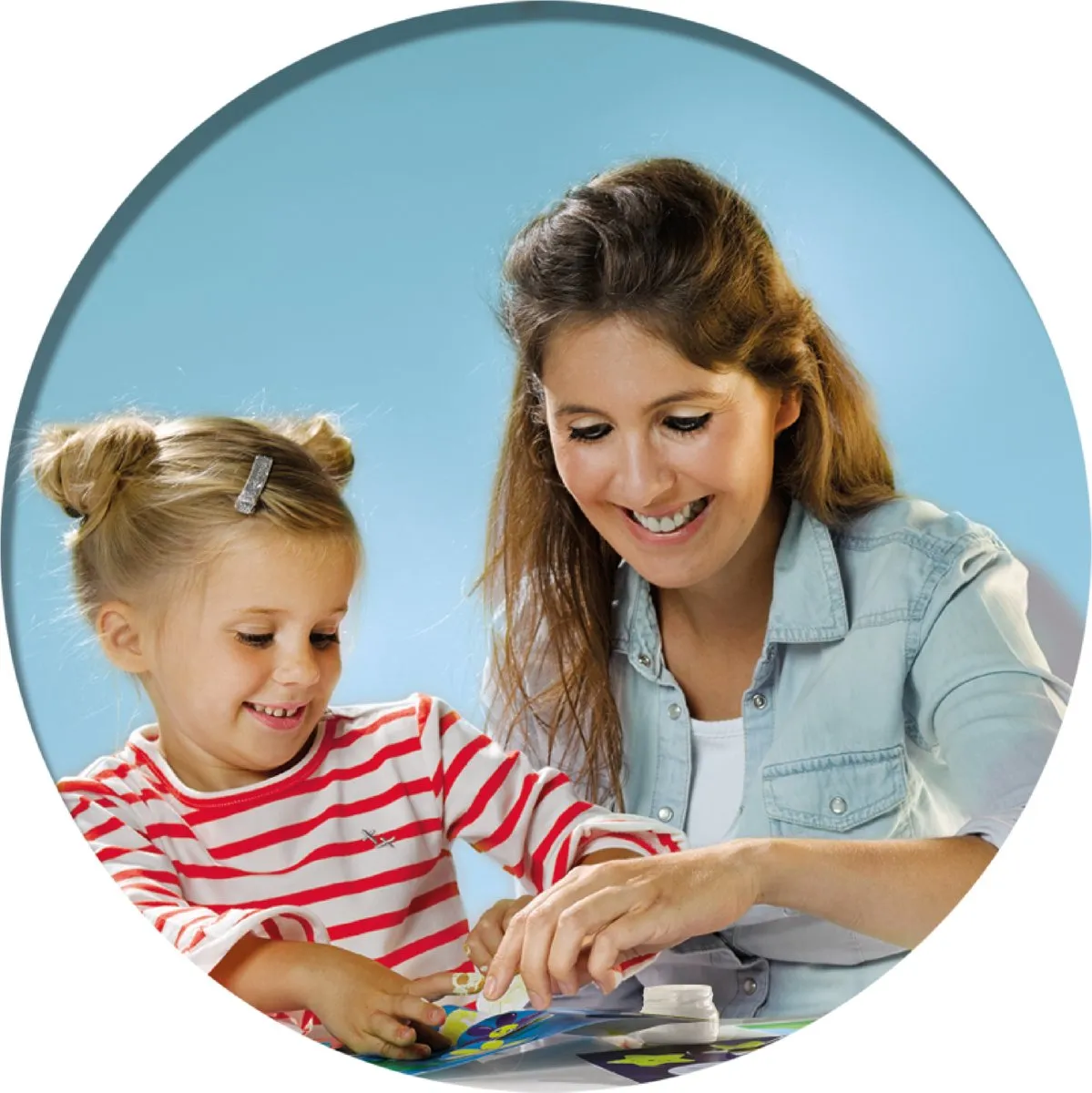 SES Creative My First Vormen Plakken - Educatief Speelgoed 3+ - 6 Kaarten