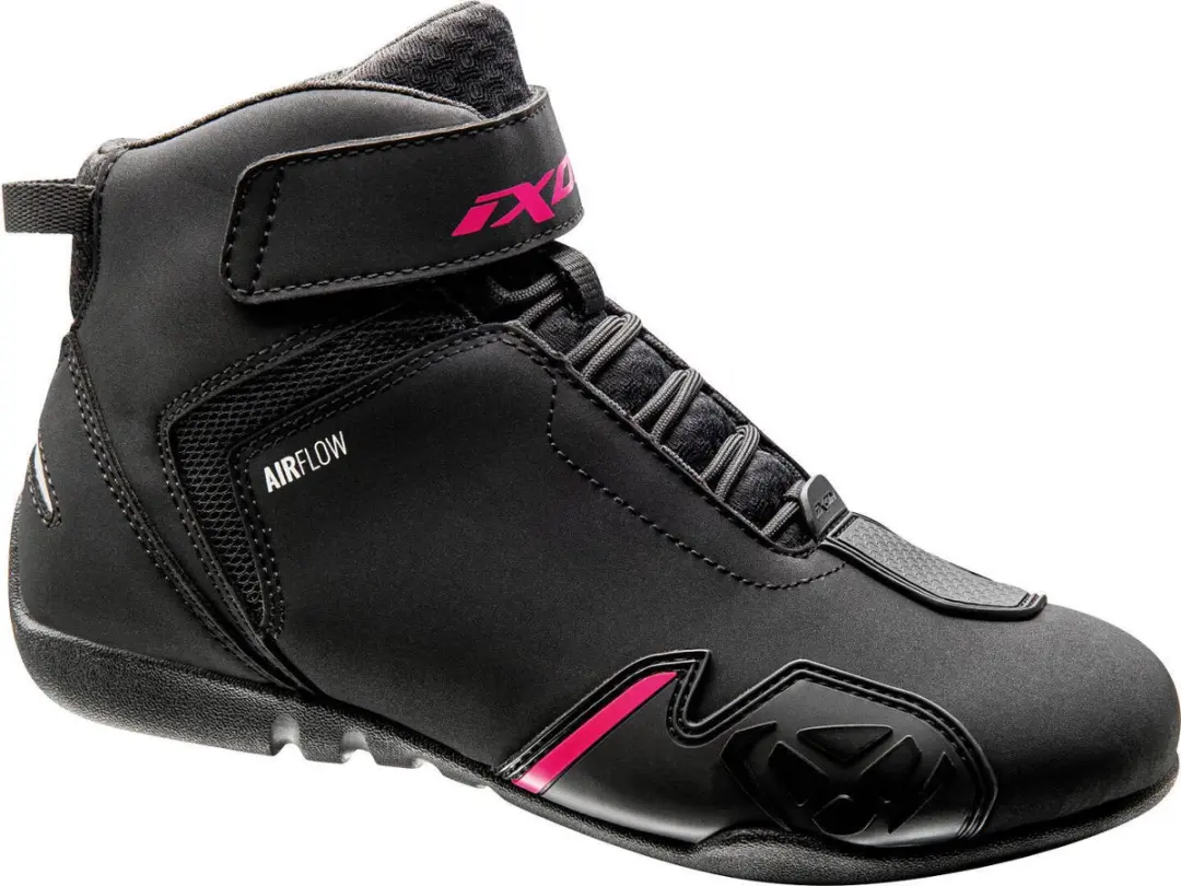 IXON Gambler Lady Motorschoenen - Zwart/Fuchsia - 37