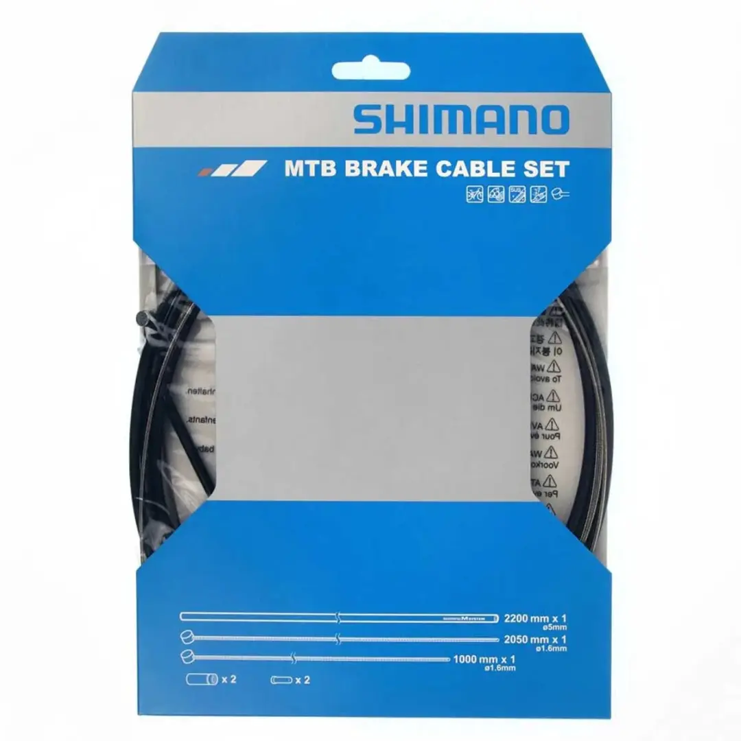 Shimano MTB Remkabelset M-System 2200mm - Zwart - afbeelding 6 van 6