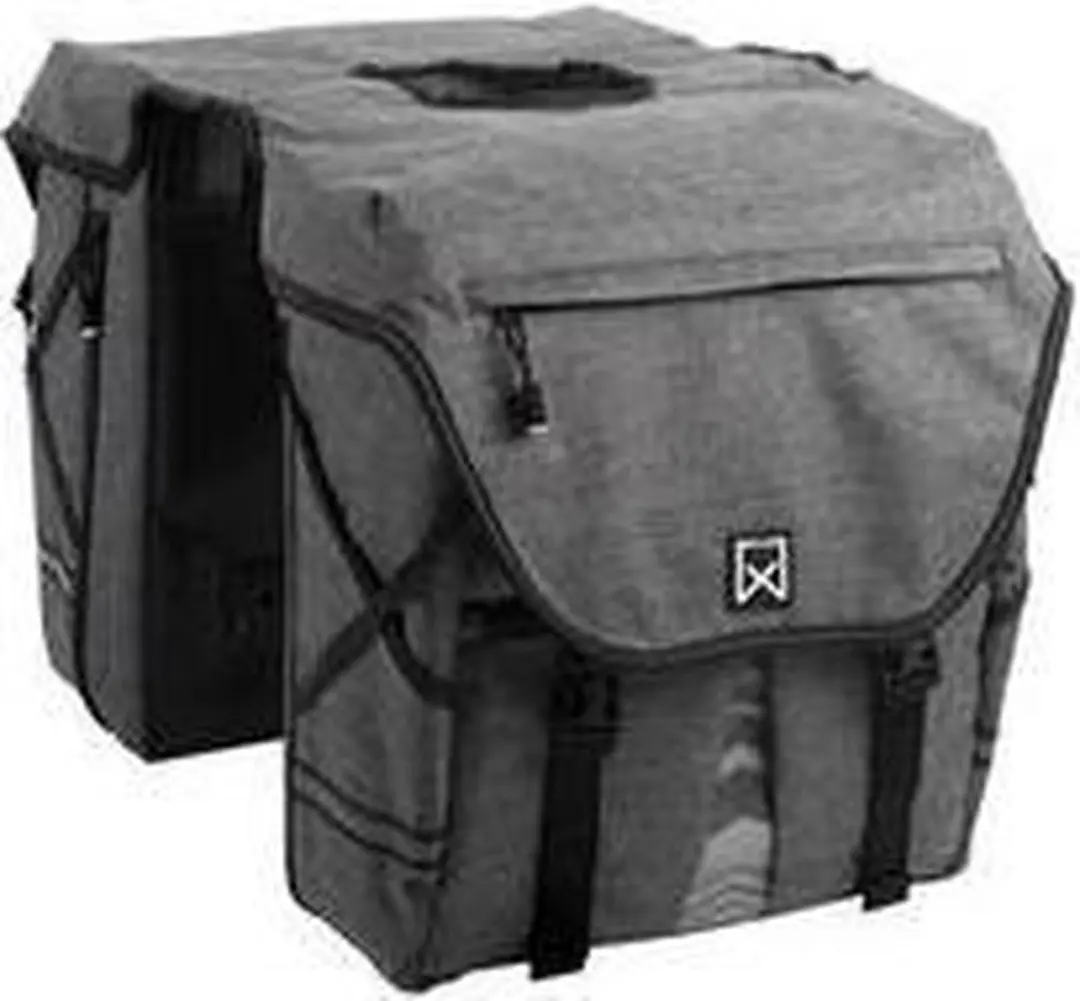 Willex Bagagetas 1200 Dubbele Fietstas 28L - Zwart