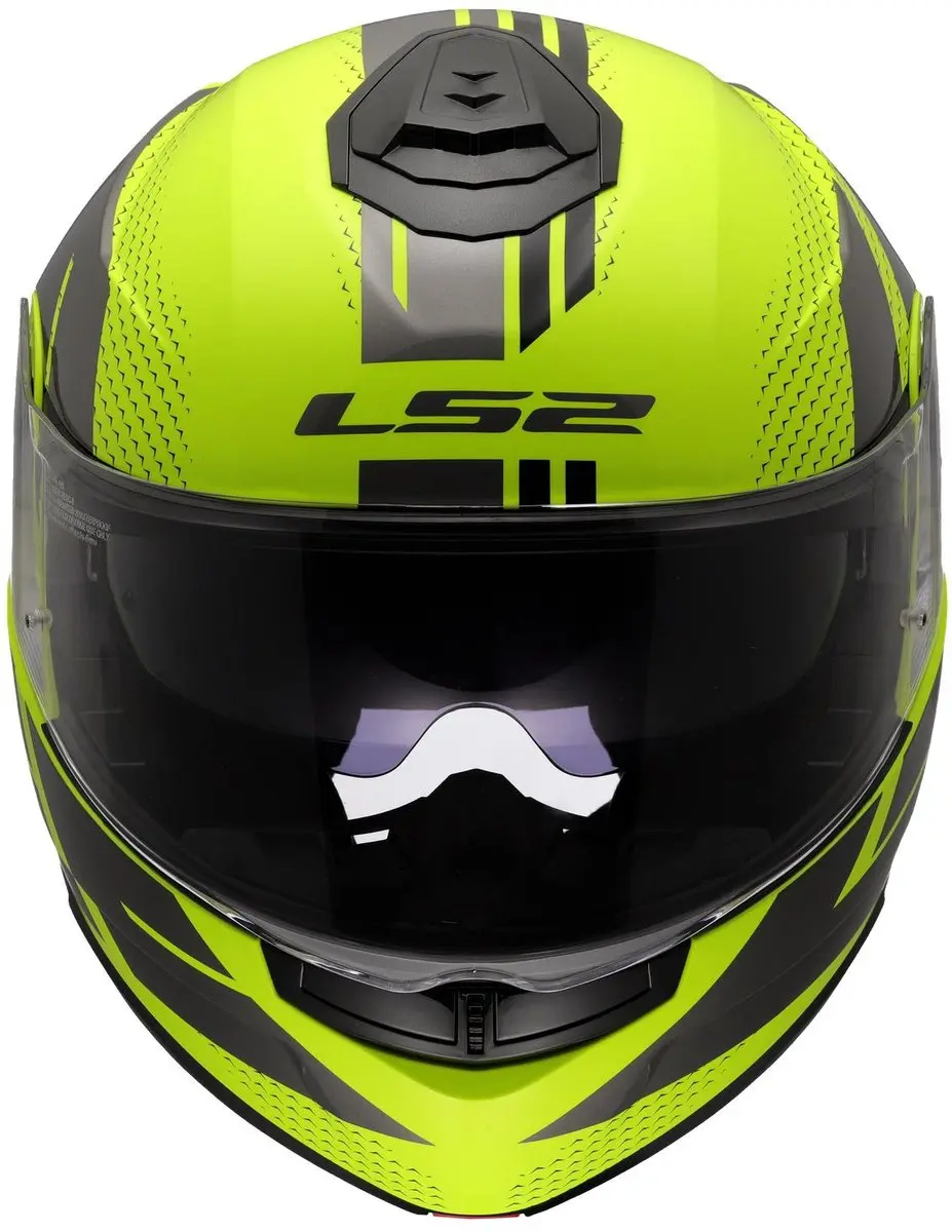 LS2 FF908 Strobe II Systeemhelm - XS - Geel/Grijs