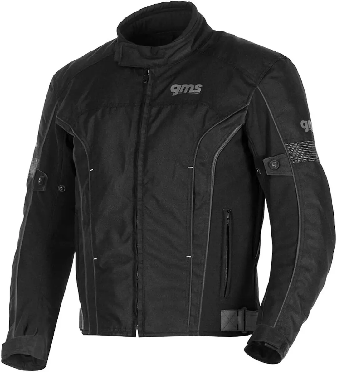 gms Lagos Zwart Waterdichte Textiele Motorjas