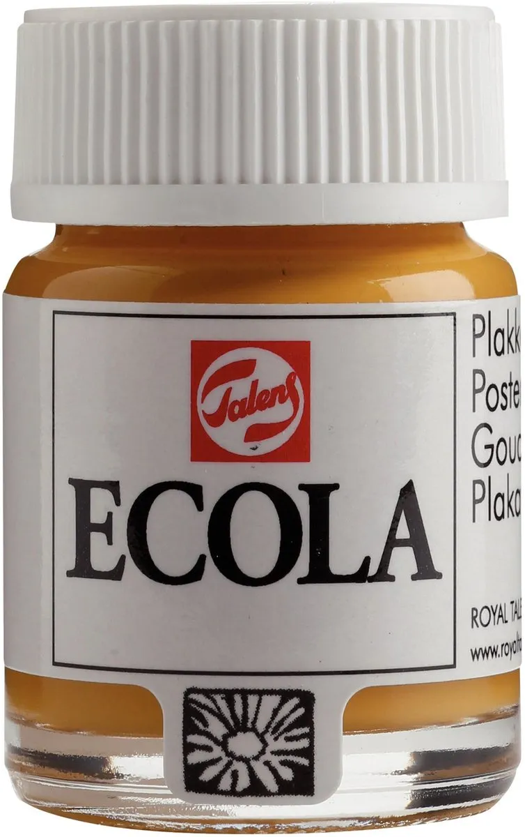 BRUYNZEEL Ecola Gele Oker Plakkaatverf 16ml