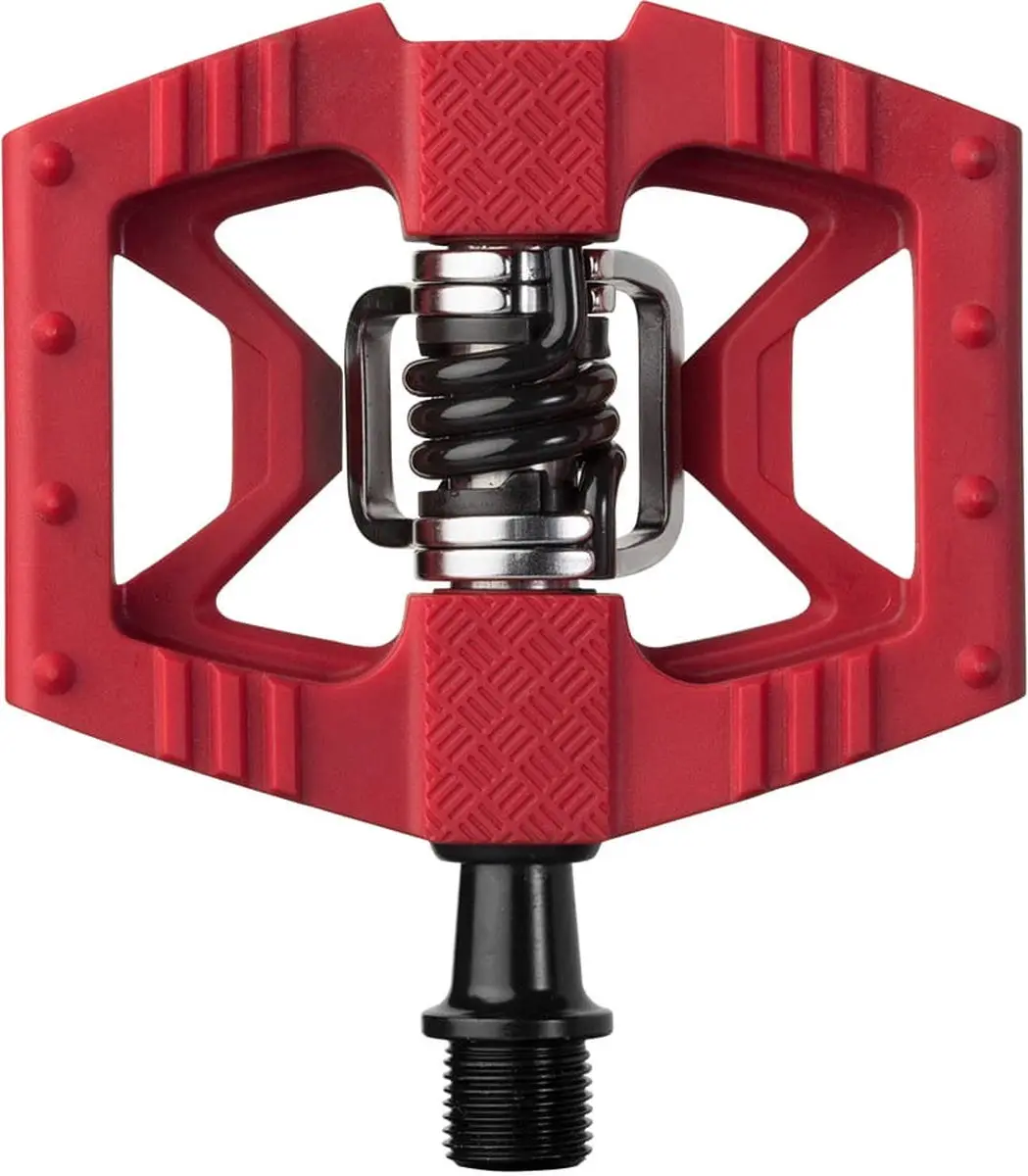 Crankbrothers Double Shot 1 Pedalen - Rood/Zwart