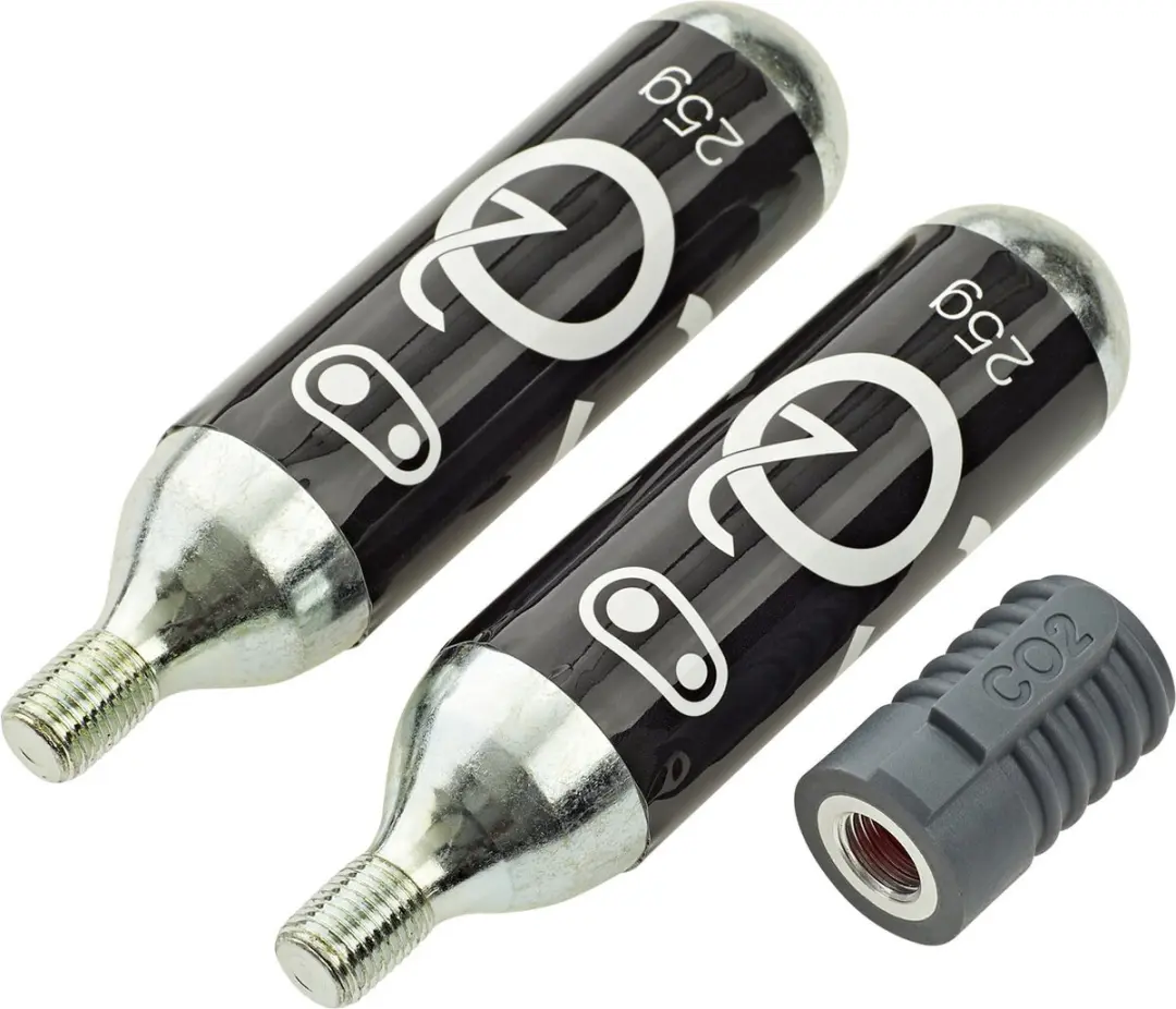 Crankbrothers CO2 Pomp & Patroon 25g - 2 Stuks - Zilver - afbeelding 2 van 4