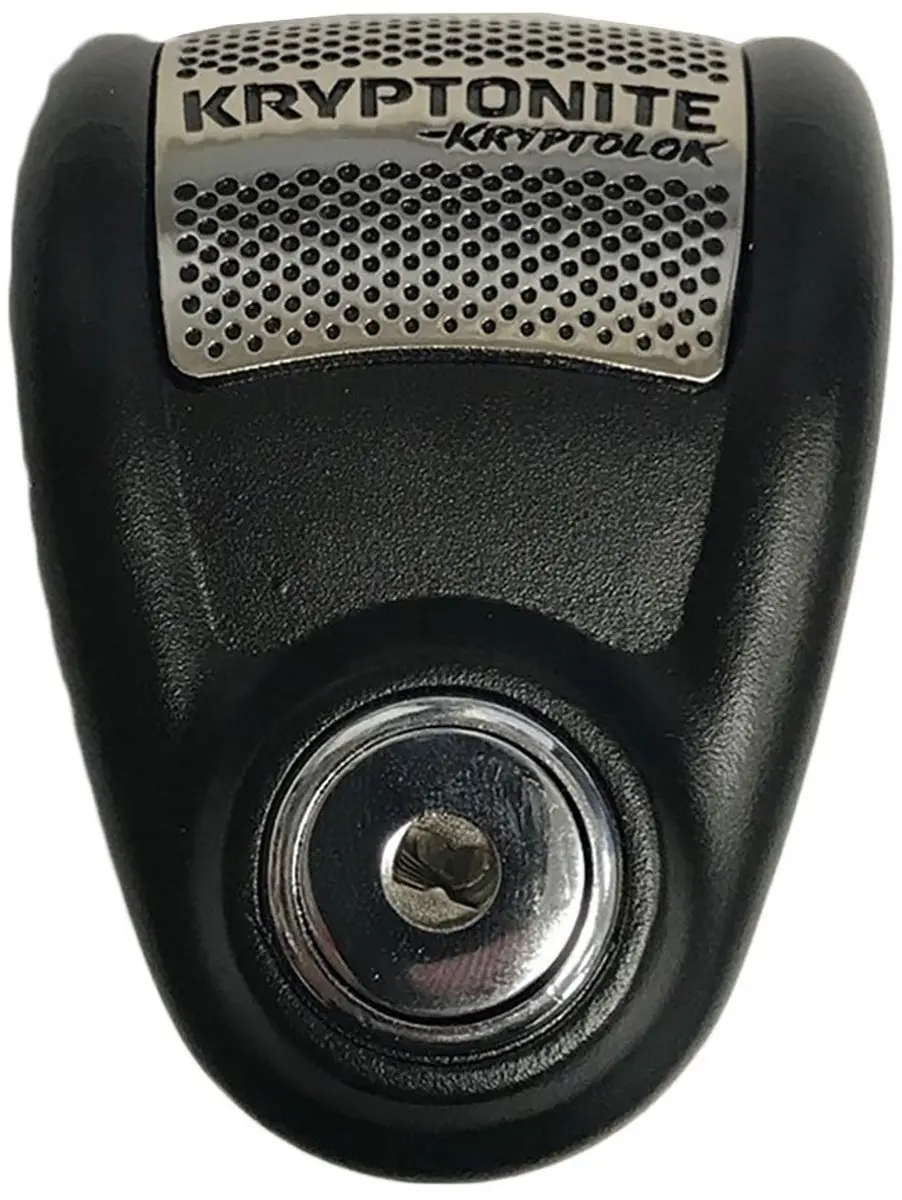 Kryptonite Schijfremslot Alarm 6mm - Zwart