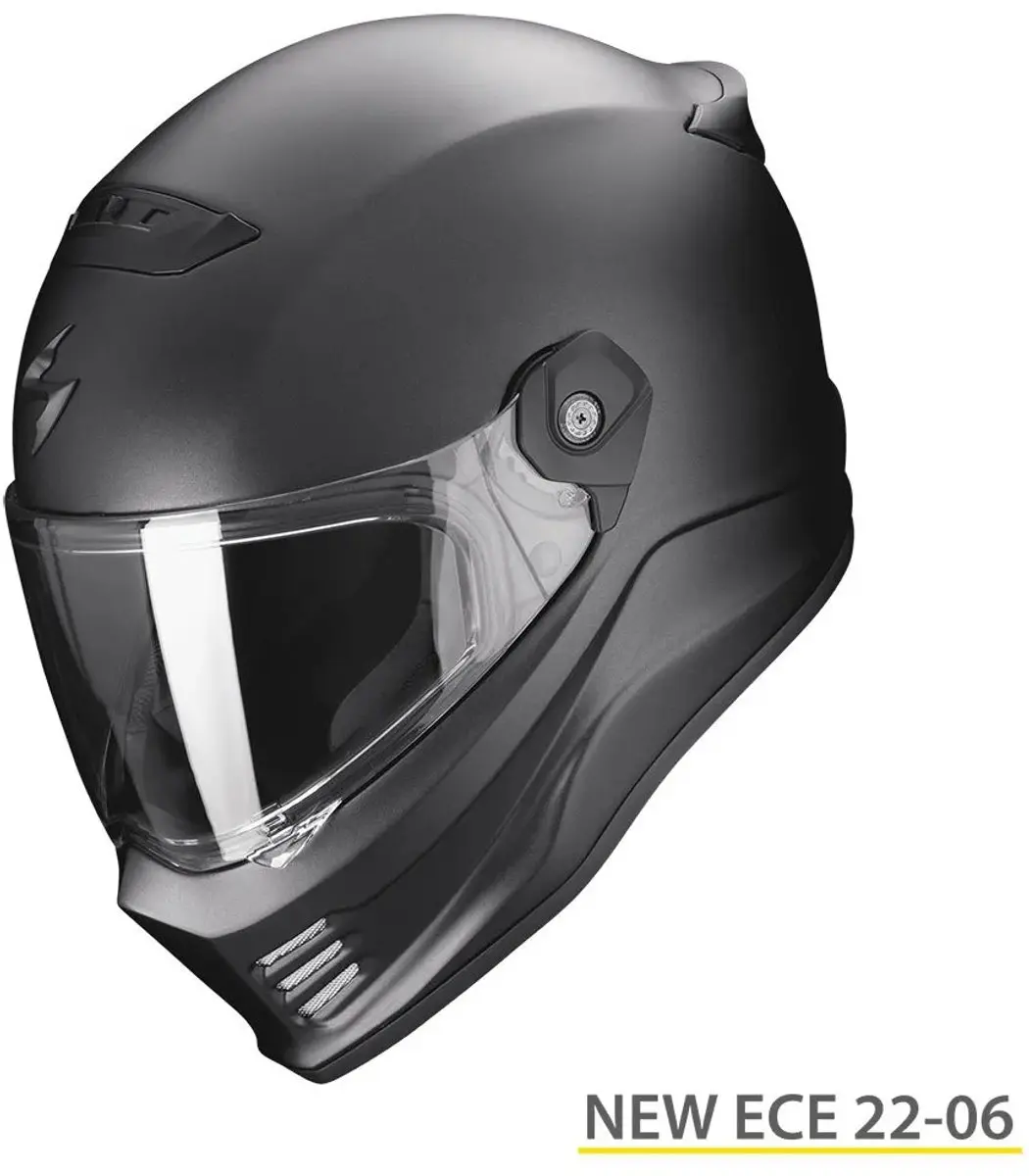 Scorpion Covert FX Solid Mat Zwart Helm - Maat S