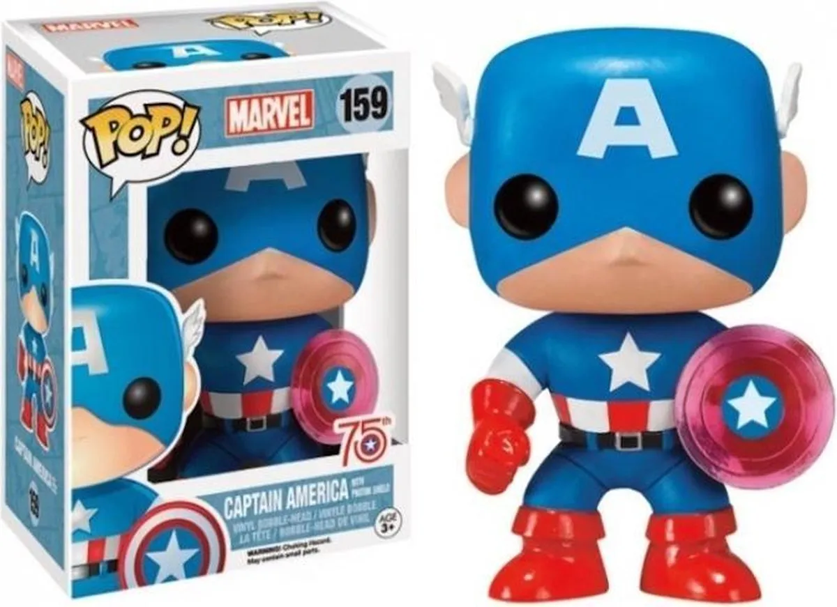 Funko Pop! Marvel Captain America Photon Shield #159