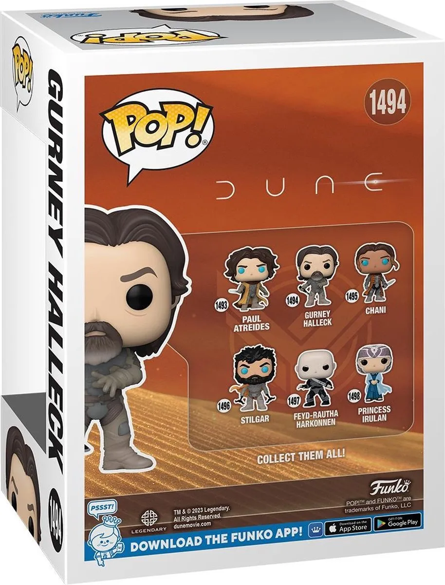 Funko Pop Movies Dune Gurney Halleck #1494 - Multi