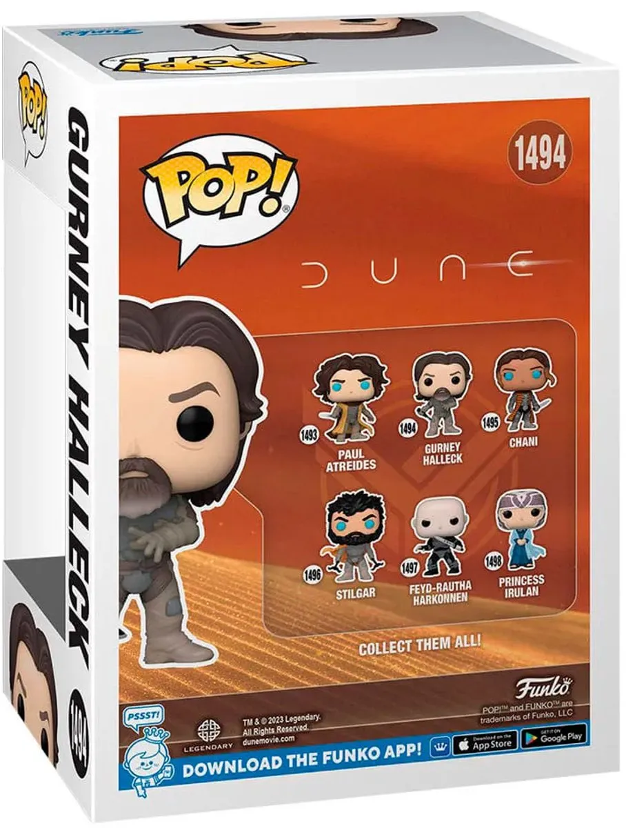 Funko Pop Movies Dune Gurney Halleck #1494 - Multi