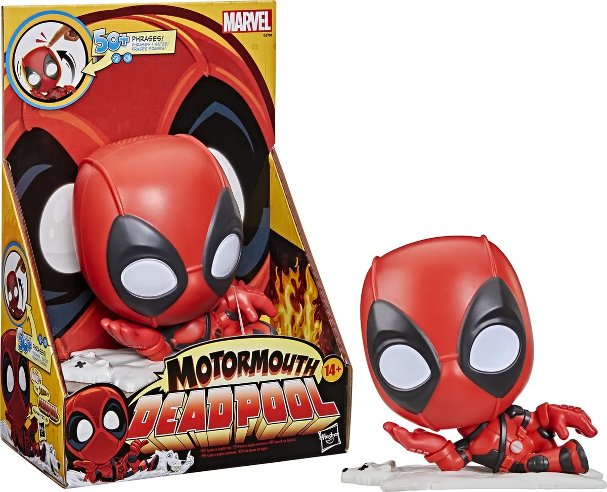 Hasbro Marvel Motormouth Deadpool Actiefiguur 13cm