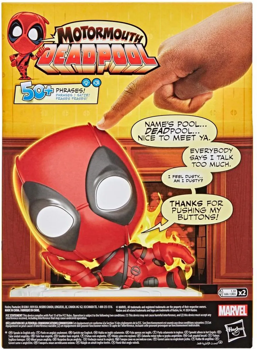 Hasbro Marvel Motormouth Deadpool Actiefiguur 13cm - Multi
