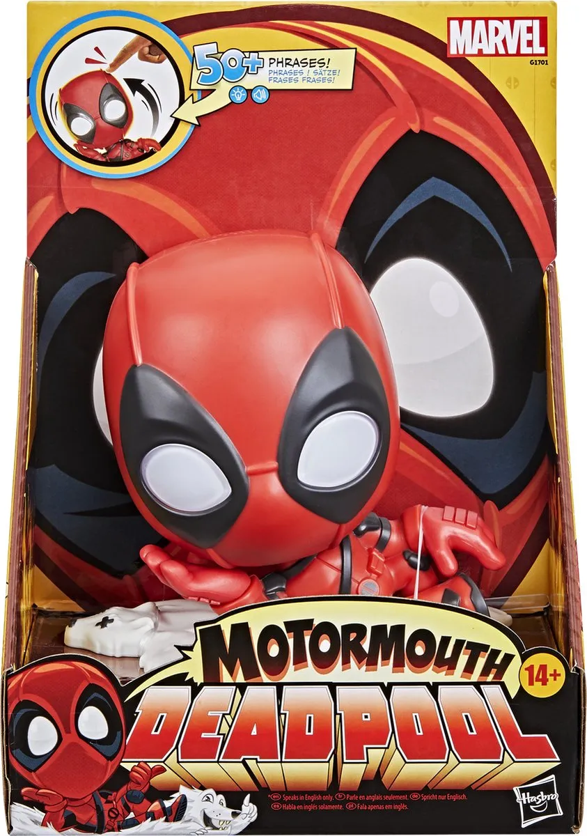 Hasbro Marvel Motormouth Deadpool Actiefiguur 13cm - Multi