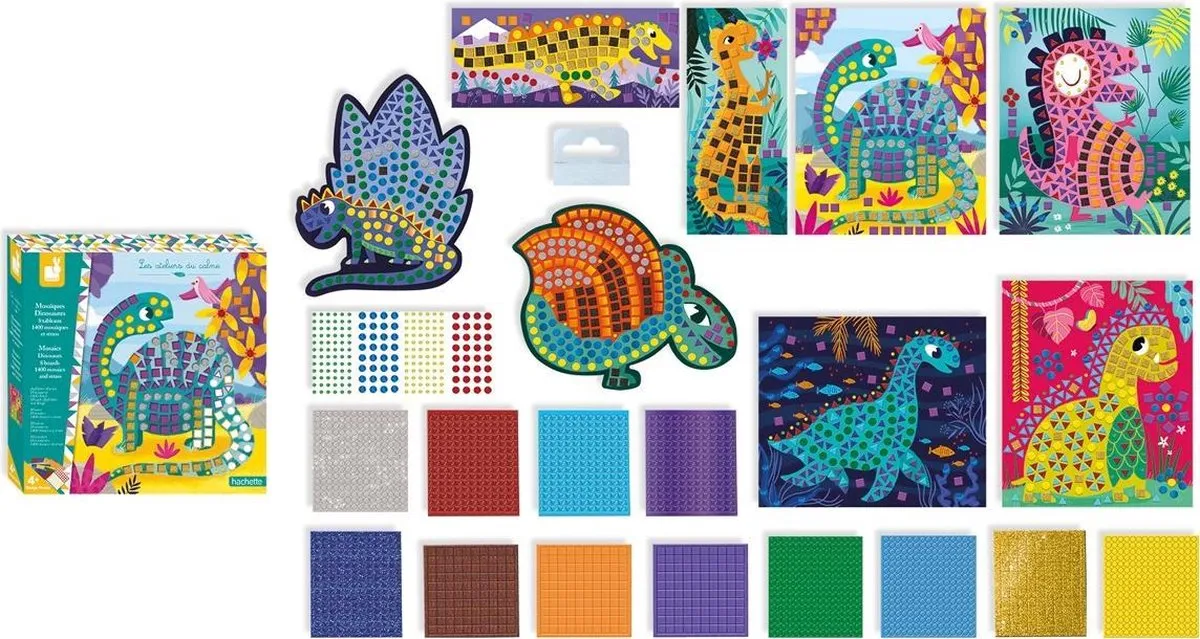 Janod Mozaïek Dinosaurus Knutselset