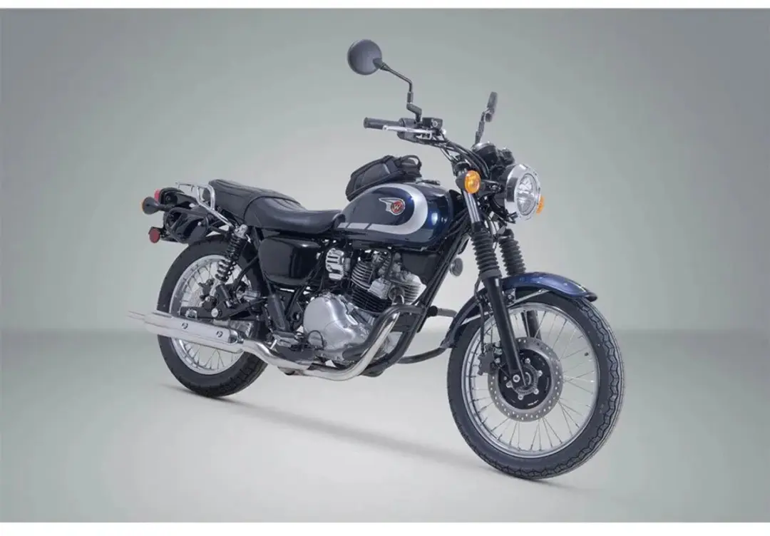 Sw-Motech SLC Kawasaki Meguro S1 230 Zijtasbevestiging - Zilver
