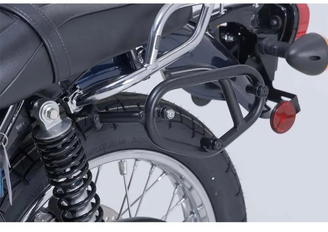 Sw-Motech SLC Kawasaki Meguro S1 230 Zijtasbevestiging - Zilver