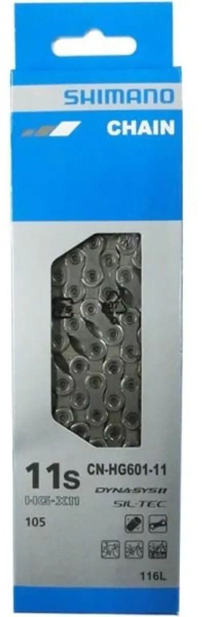 Shimano HG601 11-speed Ketting 116 Schakels - Zilver/Chroom - afbeelding 3 van 6