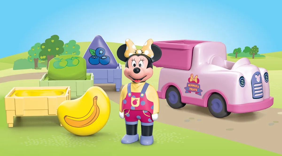 Playmobil Minnie Mouse Fruit Sorteerwagen 71770 - Multicolor