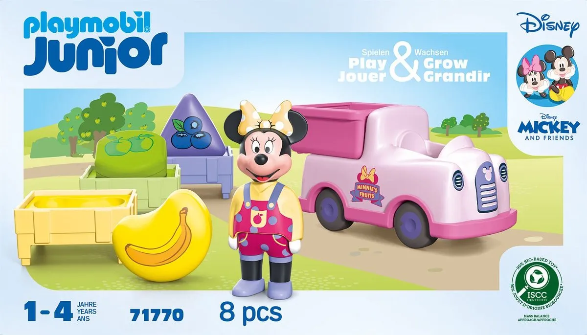 Playmobil Minnie Mouse Fruit Sorteerwagen 71770 - Multicolor
