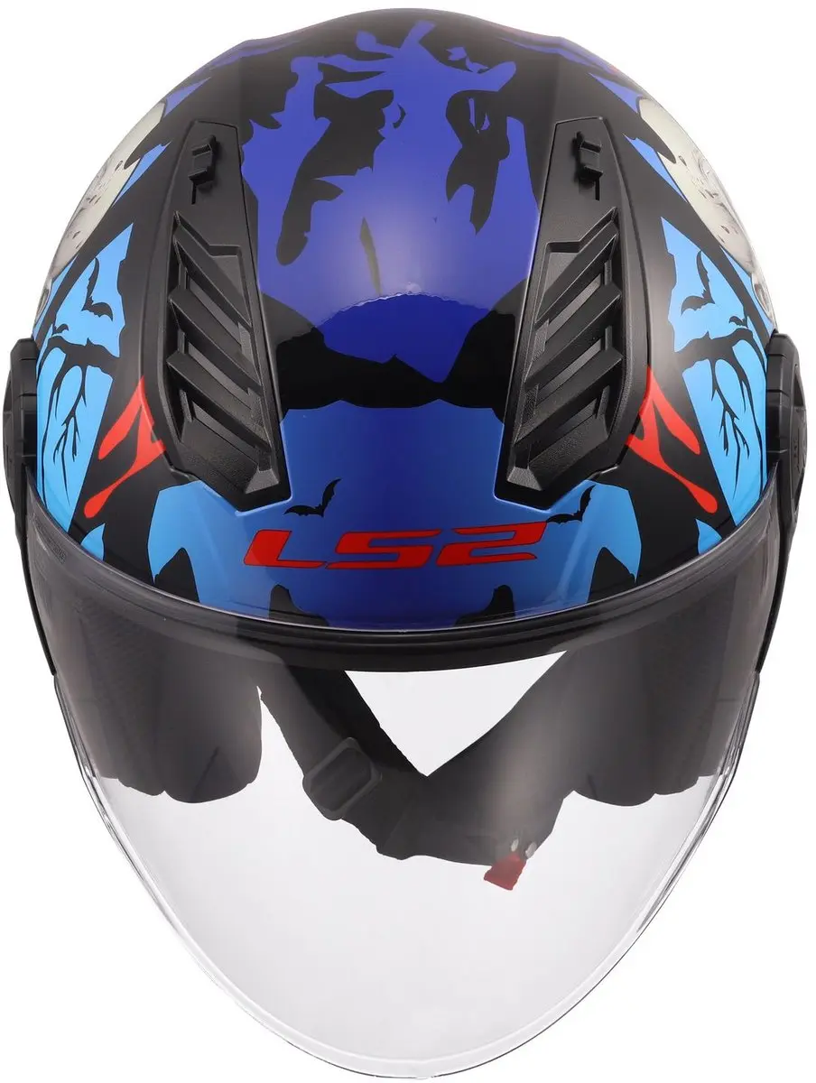 LS2 Airflow II Helm Zombie OF616 - XS - Happy Dreams