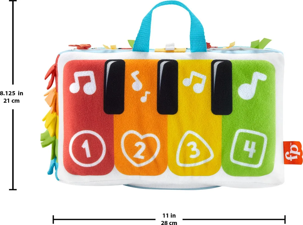 Fisher Price Trappel en Speel Zachte Piano - Meerkleurig