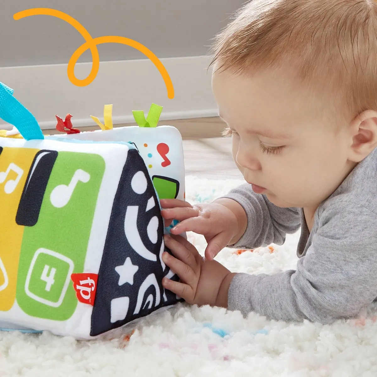 Fisher Price Trappel en Speel Zachte Piano - Meerkleurig