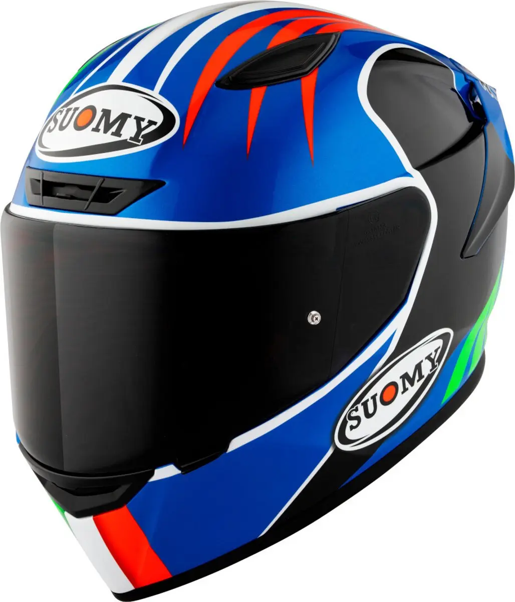 Suomy Track-1 Pecco Mugello 2022 E06 Blauw Zwart Integraalhelm