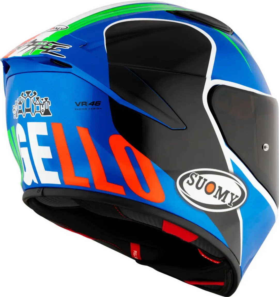 Suomy Track-1 Pecco Mugello 2022 E06 Integraalhelm - XS - Blauw