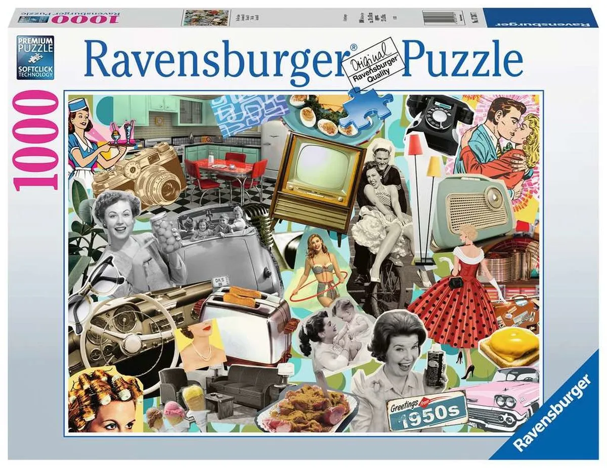 Ravensburger De jaren 50 Puzzel 1000 Stuks