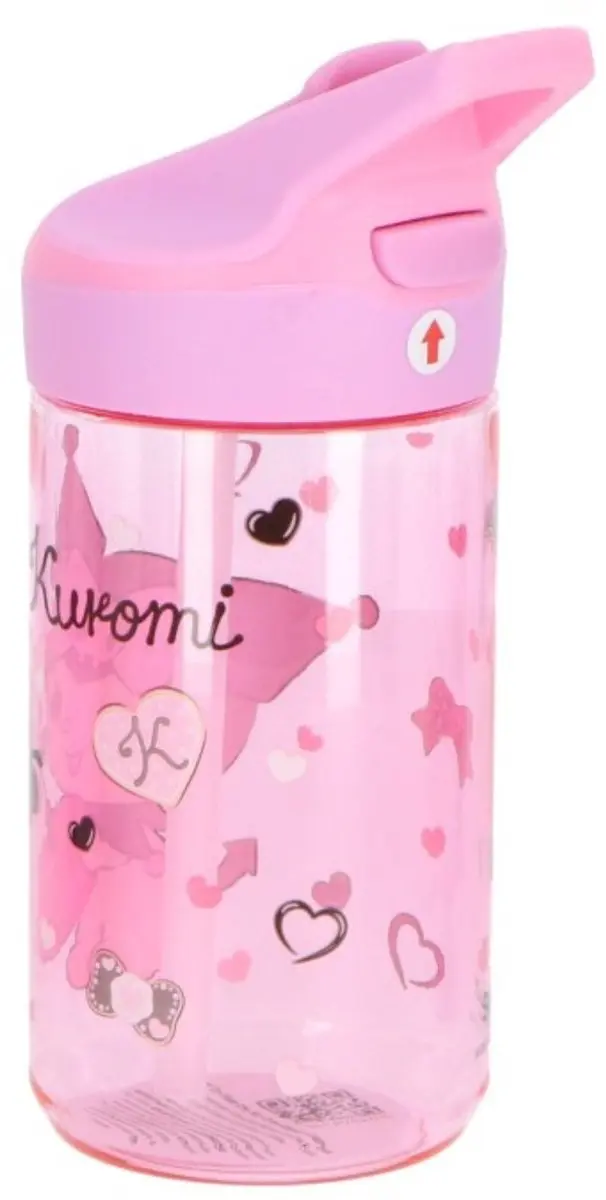 Kuromi Tritan Premium Waterfles 480ml - Roze