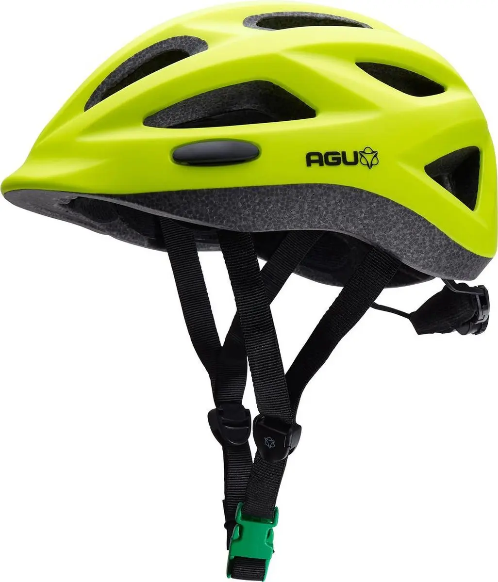 AGU GO Kids Fietshelm - Geel - One Size 48-54cm