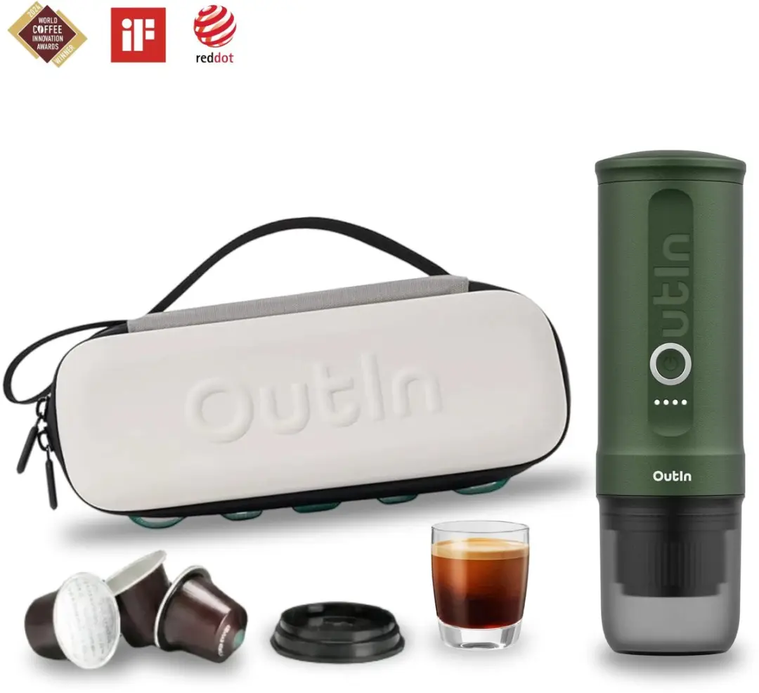Outin Nano Bundle Draagbaar Espressoapparaat