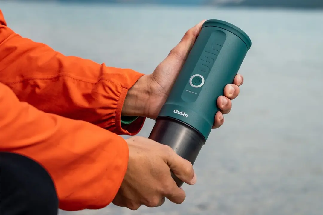 OutIn Nano Draagbare Espressomachine 20 bar - Teal