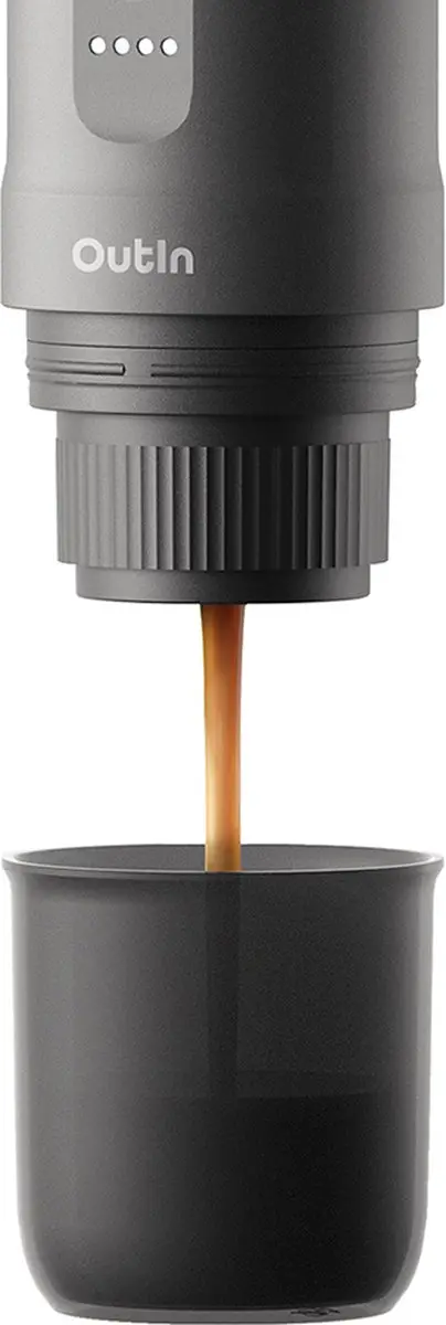 Outin Nano Draagbare Espressomachine 20 bar - Grijs