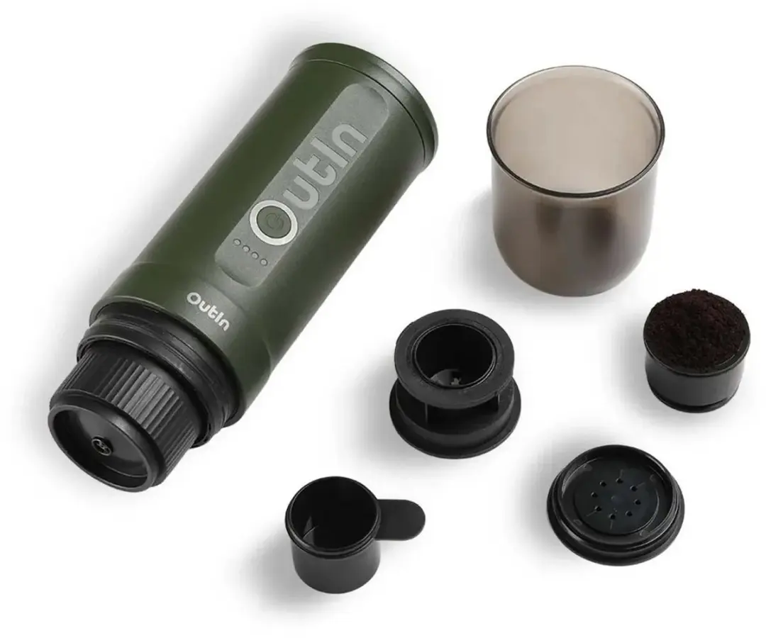 Outin Nano Draagbare Espressomachine 20 bar - Groen