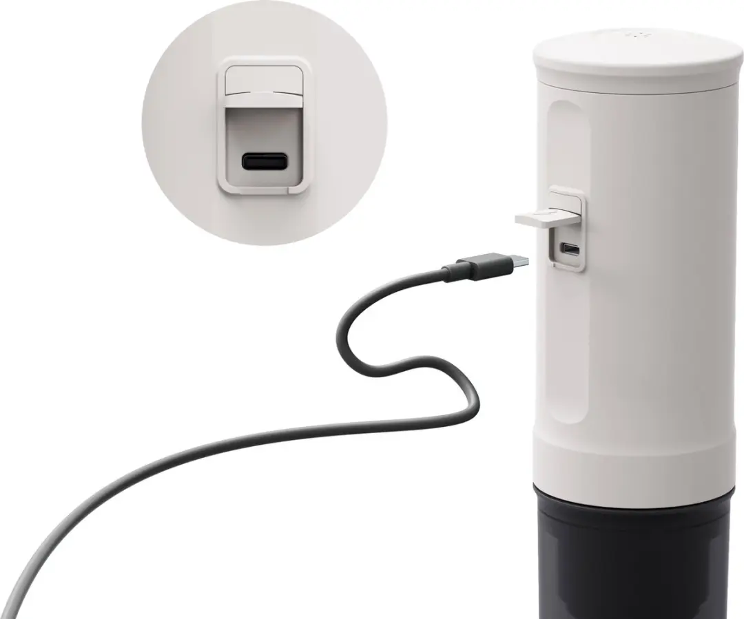 Outin Nano Draagbare Espressomachine 12V - 20 bar - 80ml - Wit