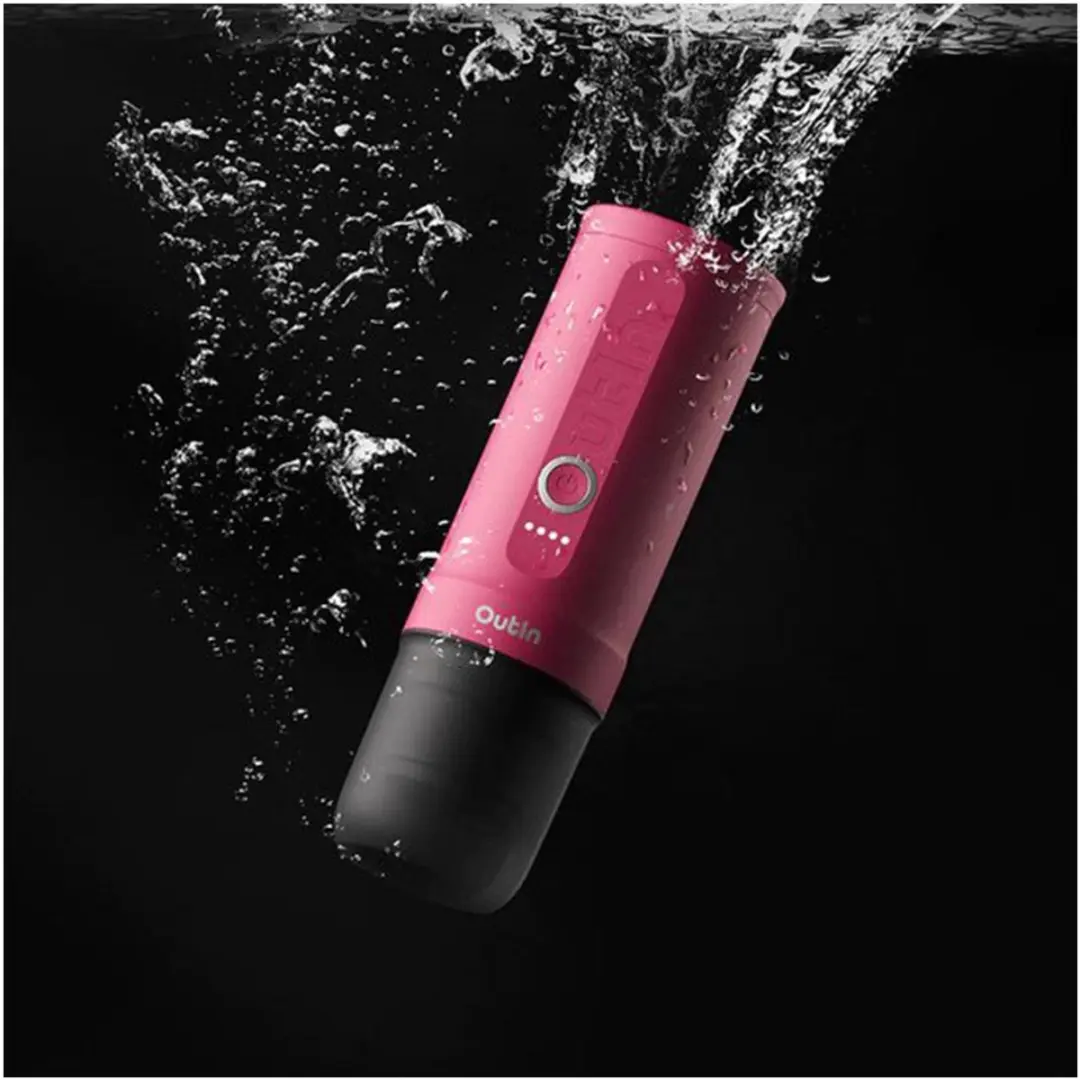 Outin Nano 1240000016444 Draagbaar Koffiezetapparaat - 80ml - 7500mAh - Transparent