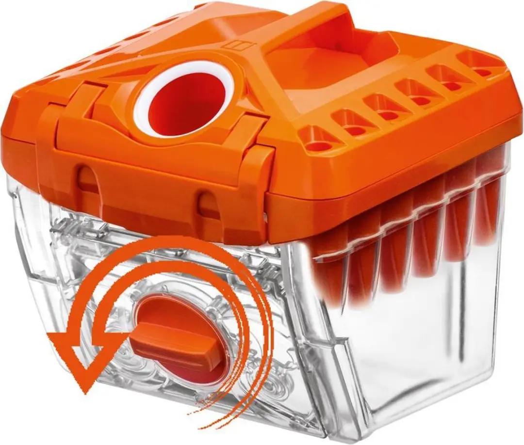 Thomas Easy Box 787277 - Multi-cycloonfilterbox - 32mm - Oranje/Transparant - afbeelding 3 van 5