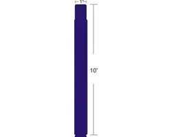 Zebra Z-Band Fun 10012712-3 Printeretiketten - 2,54cm x 10cm Blauw - 4 Rollen - afbeelding 3 van 3