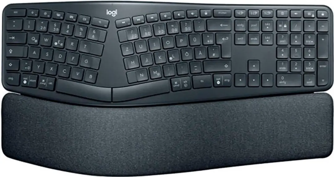 Logitech Ergo K860 Toetsenbord - RF + Bluetooth - Grafiet