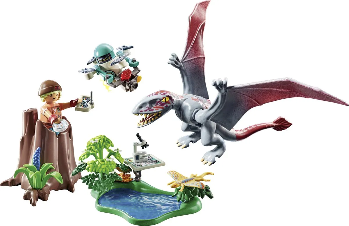 Playmobil Dinos Observatiepost Dimorphodon 71525 - Multicolor