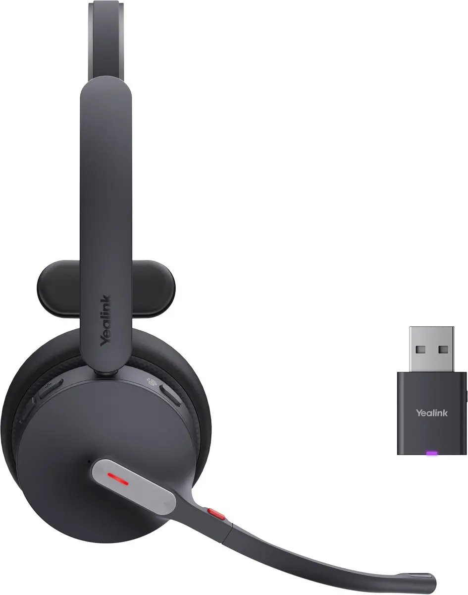 Yealink WH64 Draadloze Headset - Mono - Zwart
