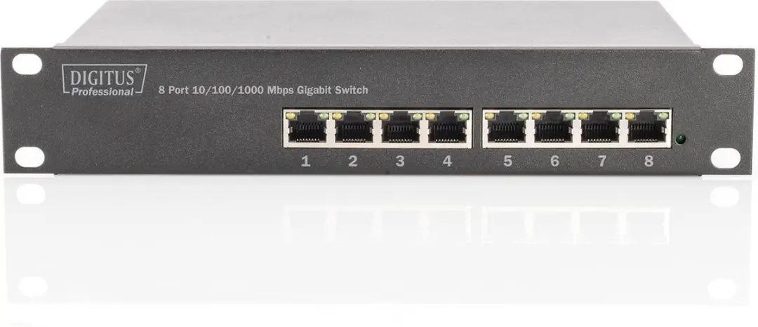 Digitus DN-80114 Netwerk Switch 8 Poorten Gigabit - afbeelding 6 van 6